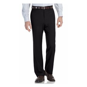 NWT! Calvin Klein Flat Front Dress Pant Black Size 36/29